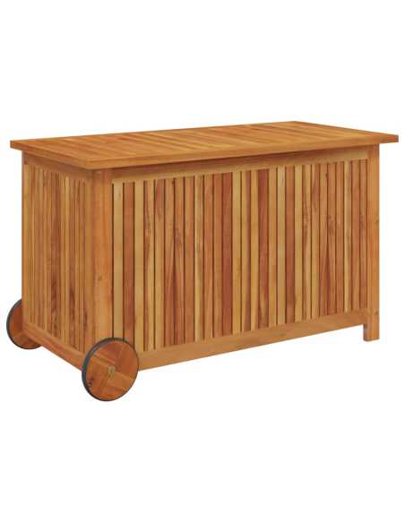 Putekasse med hjul 90x50x58cm akasie