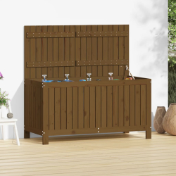 Putekasse honningbrun 121x55x64cm furu