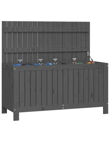 Putekasse grå 115x49x60cm furu