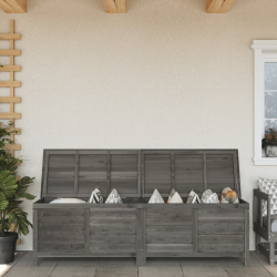 Putekasse antrasitt 198,5x50x56,5cm heltre gran