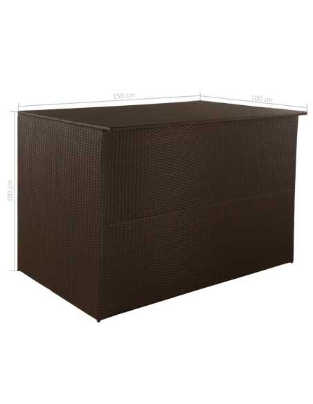 Putekasse 150x100x100cm brun