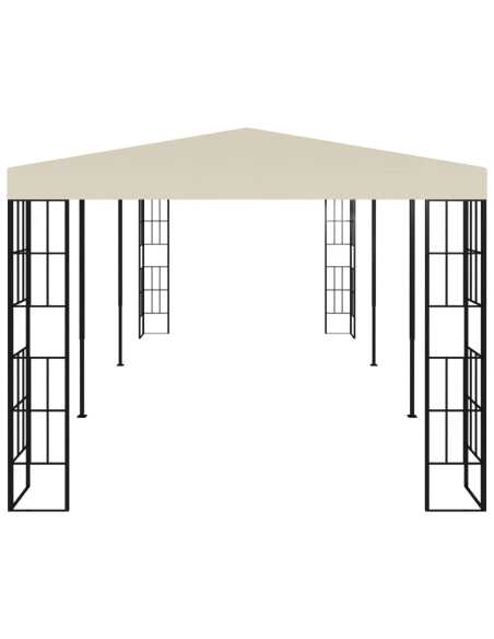 Paviljong 3x6m kremhvit