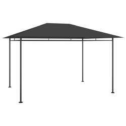 Paviljong 384x281x270cm antrasitt 180g/m²