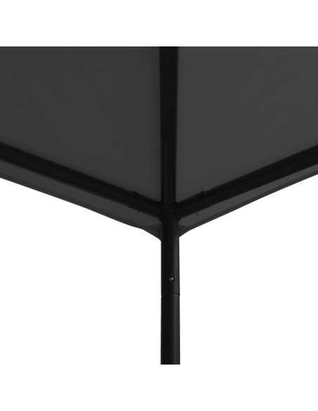 Paviljong 3x3m antrasitt 180g/m²