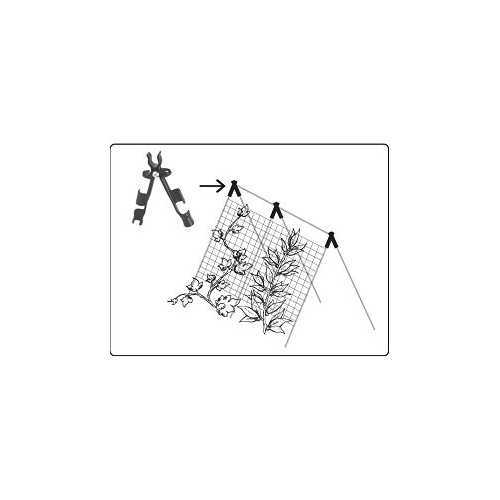 Plantestøtte/Blosterpinne Justérbar Skjøte 11mm