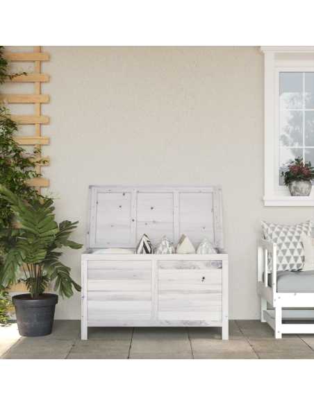 Putekasse hvit 99x49,5x58,5cm heltre gran