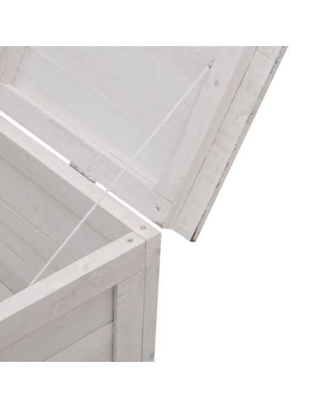 Putekasse hvit 99x49,5x58,5cm heltre gran