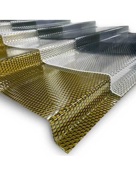 Terrassetakplate "Diamant Tile" (Klare,Brun,Grå)