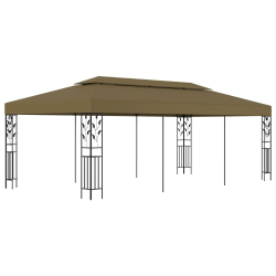 Paviljong 6x3m gråbrun