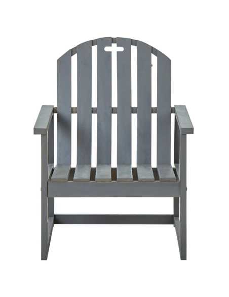 Hagestoler 2 stk grått heltre akasie