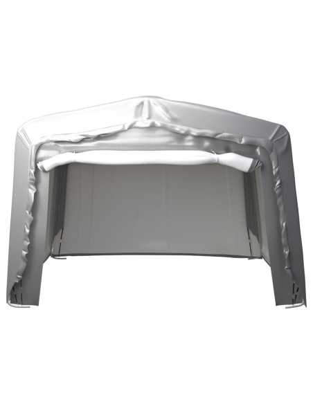 Garasjetelt 370x370cm stål grå