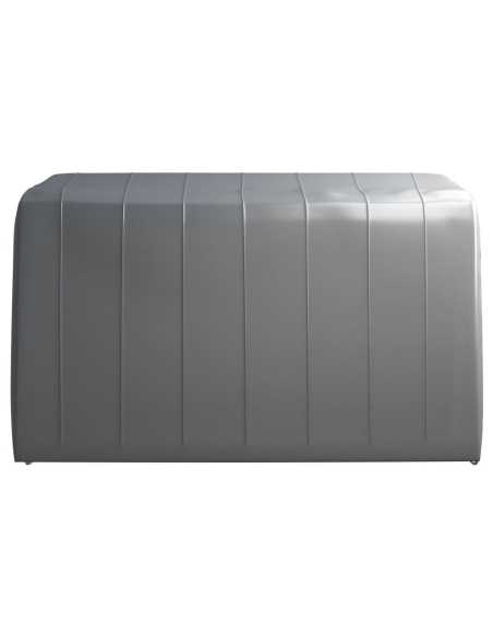 Garasjetelt 370x370cm stål grå