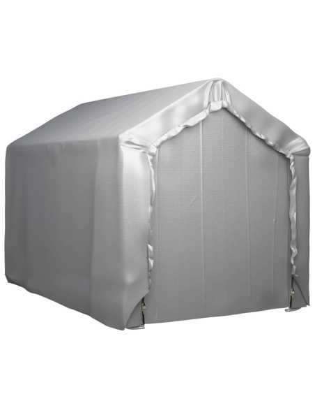 Garasjetelt 180x300cm stål grå