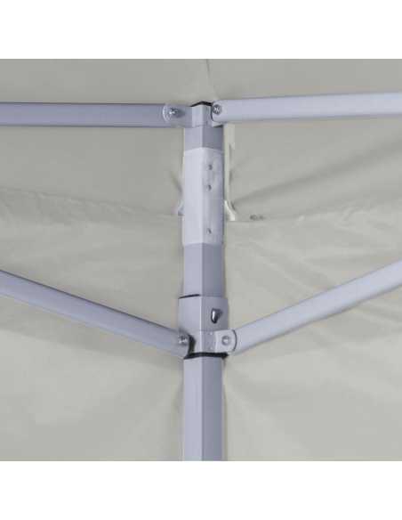 Partytelt sammenleggbart 4 vegger 2x2m krem