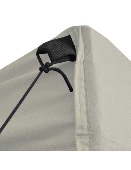 Partytelt sammenleggbart 4 vegger 2x2m krem