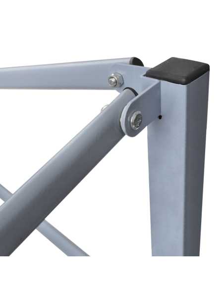 Partytelt sammenleggbart 4 vegger 2x2m krem