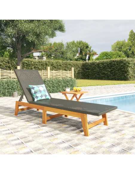 Solseng med bord polyrotting og heltre