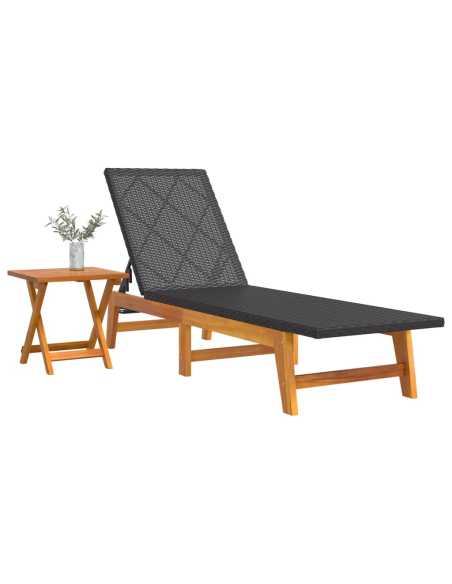 Solseng med bord polyrotting og heltre