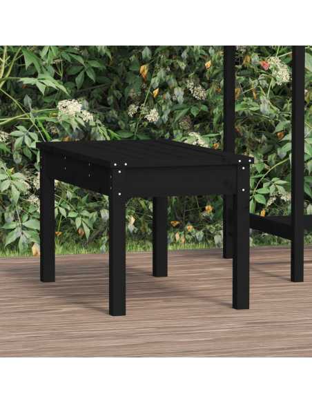 Hagebenk svart 80x44x45cm heltre furu