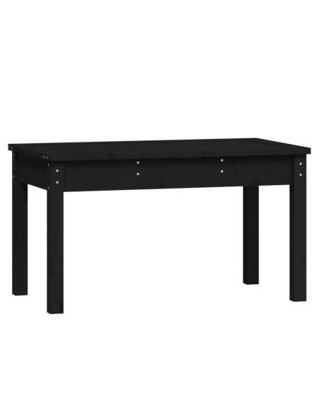 Hagebenk svart 80x44x45cm heltre furu