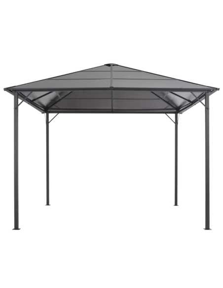 Paviljong aluminium 3x3m svart