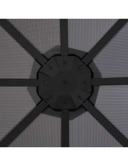 Paviljong aluminium 3x3m svart