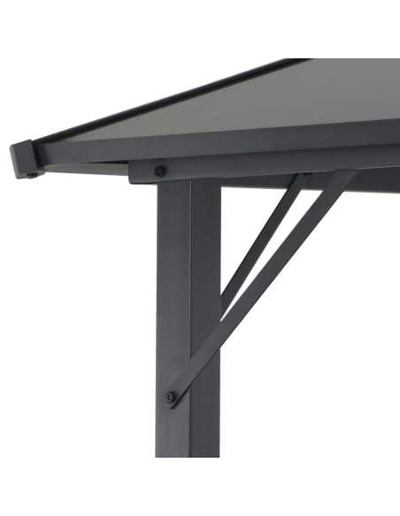 Paviljong aluminium 3x3m svart