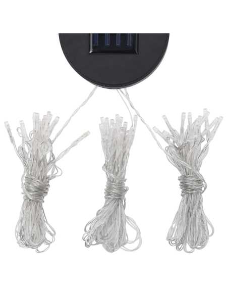 Paviljong med LED-lys 3x3m antrasitt