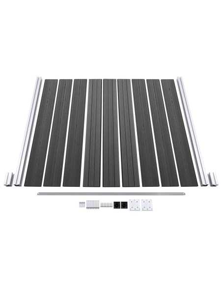 Levegg WPC 965x(105-186) cm svart