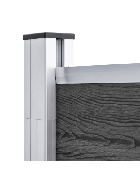 Levegg WPC 965x(105-186) cm svart