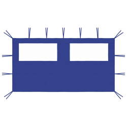 Sidevegg til paviljong med vinduer 4x2m
