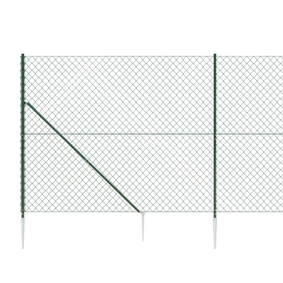 Nettinggjerde med stolpe 0,8x25m grønn