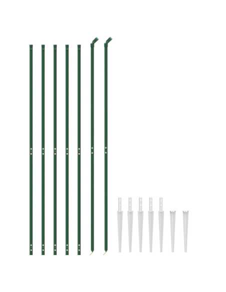 Nettinggjerde med stolpe 1,4x10m grønn