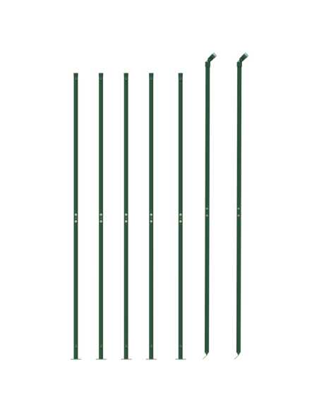 Nettinggjerde med stolpe grønn 1,6x10m