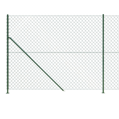 Nettinggjerde med stolpe grønn 1,6x10m
