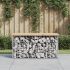 Hagebenk gabiondesign 83x31,5x42cm heltre furu