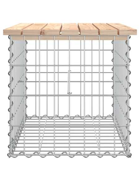 Hagebenk gabiondesign 63x44x42cm heltre furu