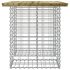 Hagebenk gabiondesign 100x70x72cm impregnert furu