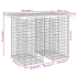 Hagebenk gabiondesign 100x70x72cm impregnert furu