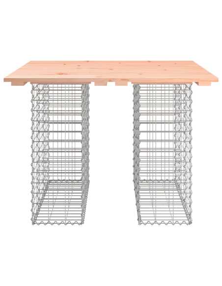 Hagebenk gabiondesign 100x102x72cm tre gran