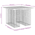 Hagebenk gabiondesign 100x102x72cm tre gran