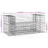 Hagebenk gabiondesign 143x71x65,5cm impregnert furu