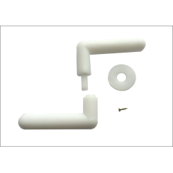 Dørhåndtak Til Drivhus Hvit Plast