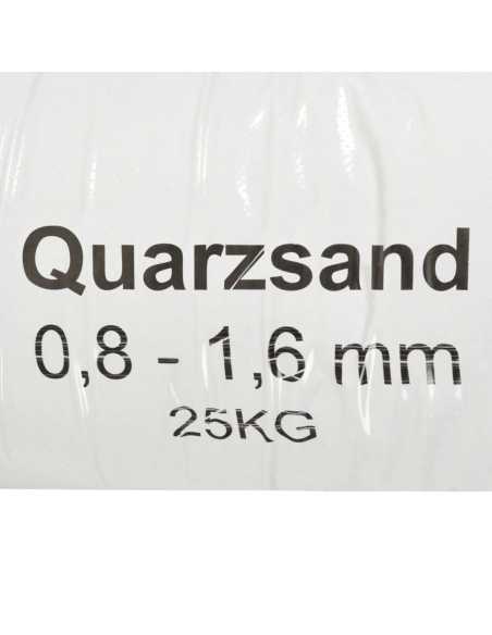 Filtersand 25 kg 0,8 - 1,6 mm
