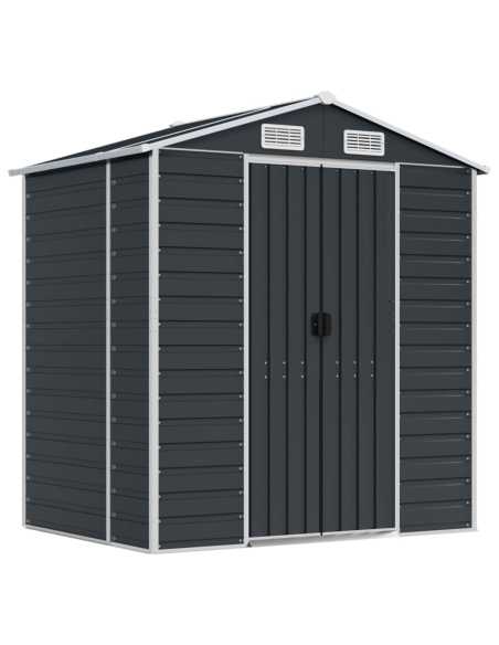 Redskapsbod antrasitt 191x130x198cm galvanisert stål