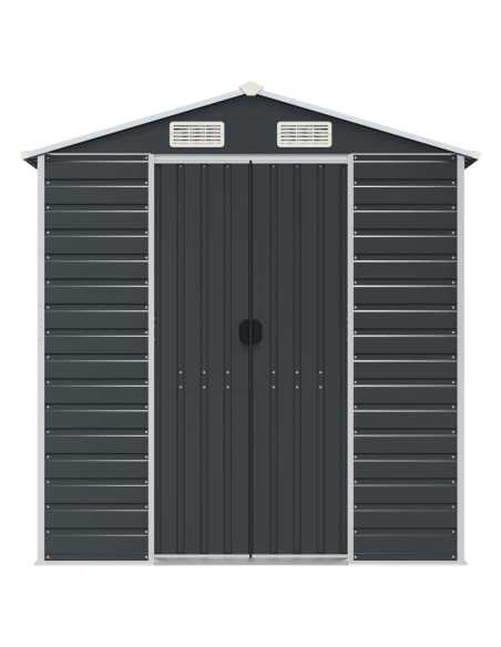 Redskapsbod antrasitt 191x130x198cm galvanisert stål