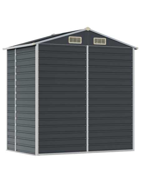 Redskapsbod antrasitt 191x130x198cm galvanisert stål