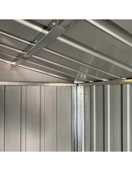 Redskapsbod antrasitt 191x130x198cm galvanisert stål