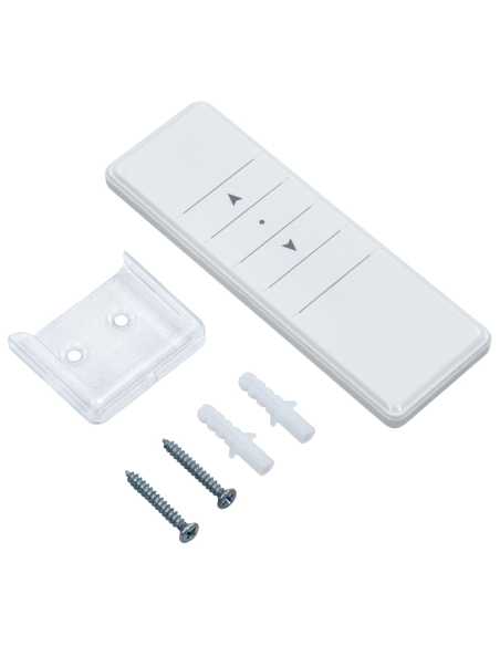 Markise automatisk uttrekkbar 500x350cm gul og hvit