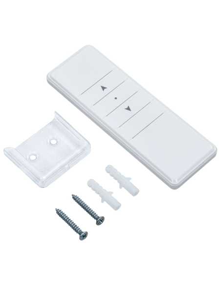 Markise automatisk uttrekkbar 500x350cm gul og hvit